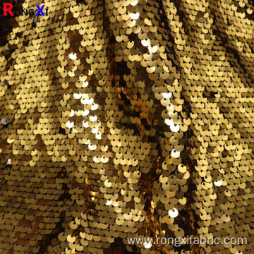 6mm Hot Selling Large Sequin Fabric Green